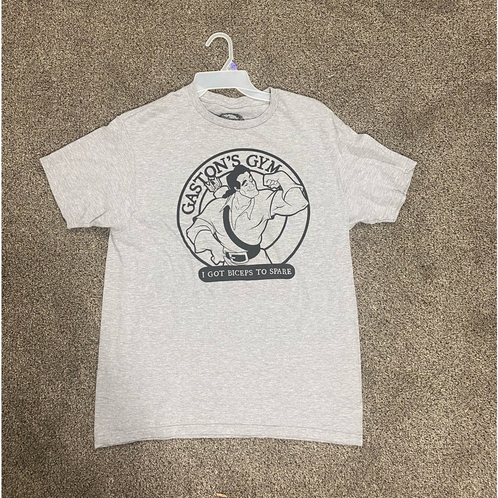 Gaston’s gym Disney men’s t-shirt